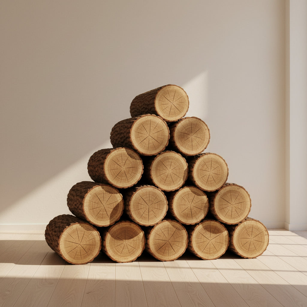 Lena de Roble Seca 33cm - producto