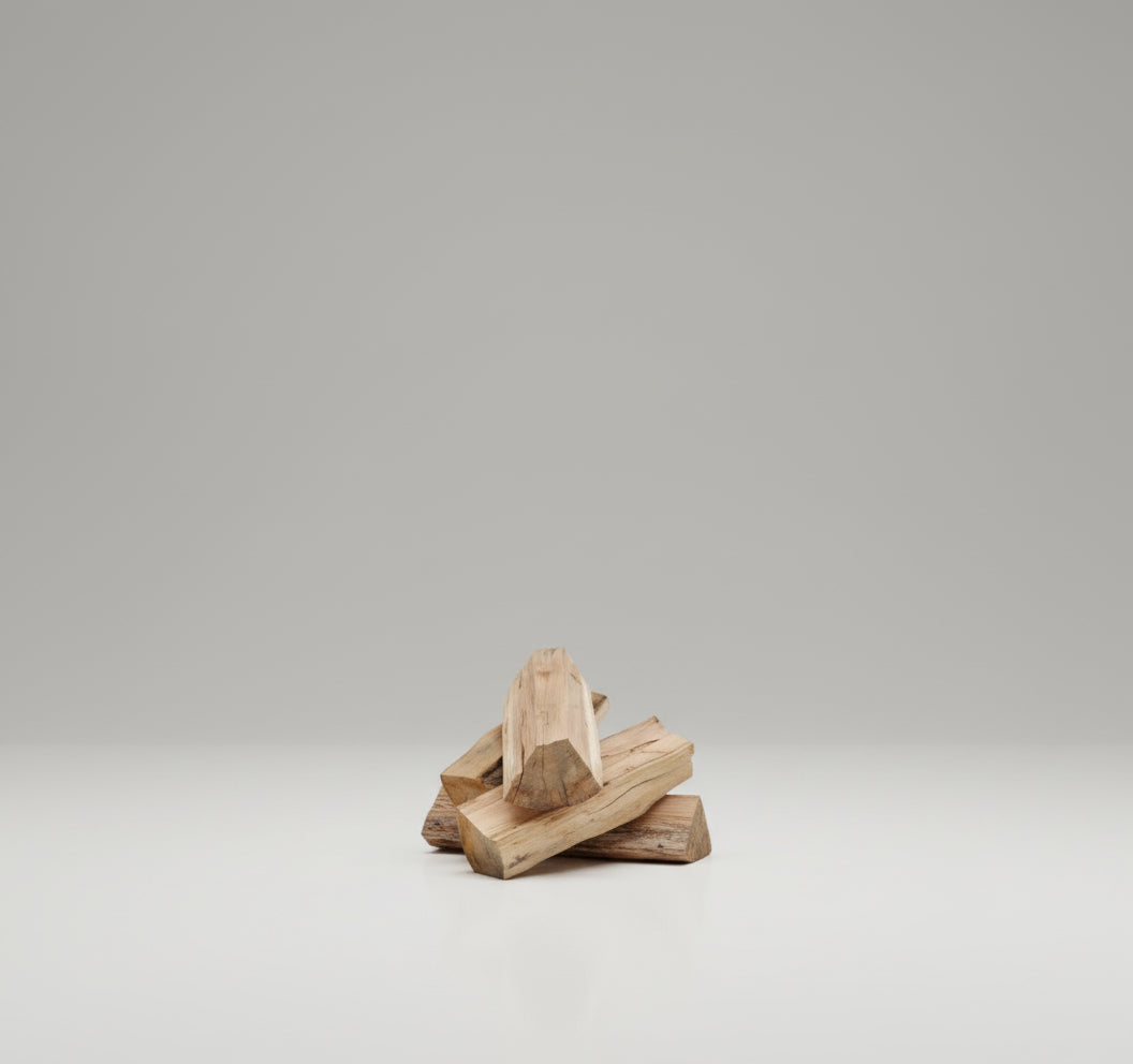 Caja de leña y madera comprimida Simply Mixte de 33 cm