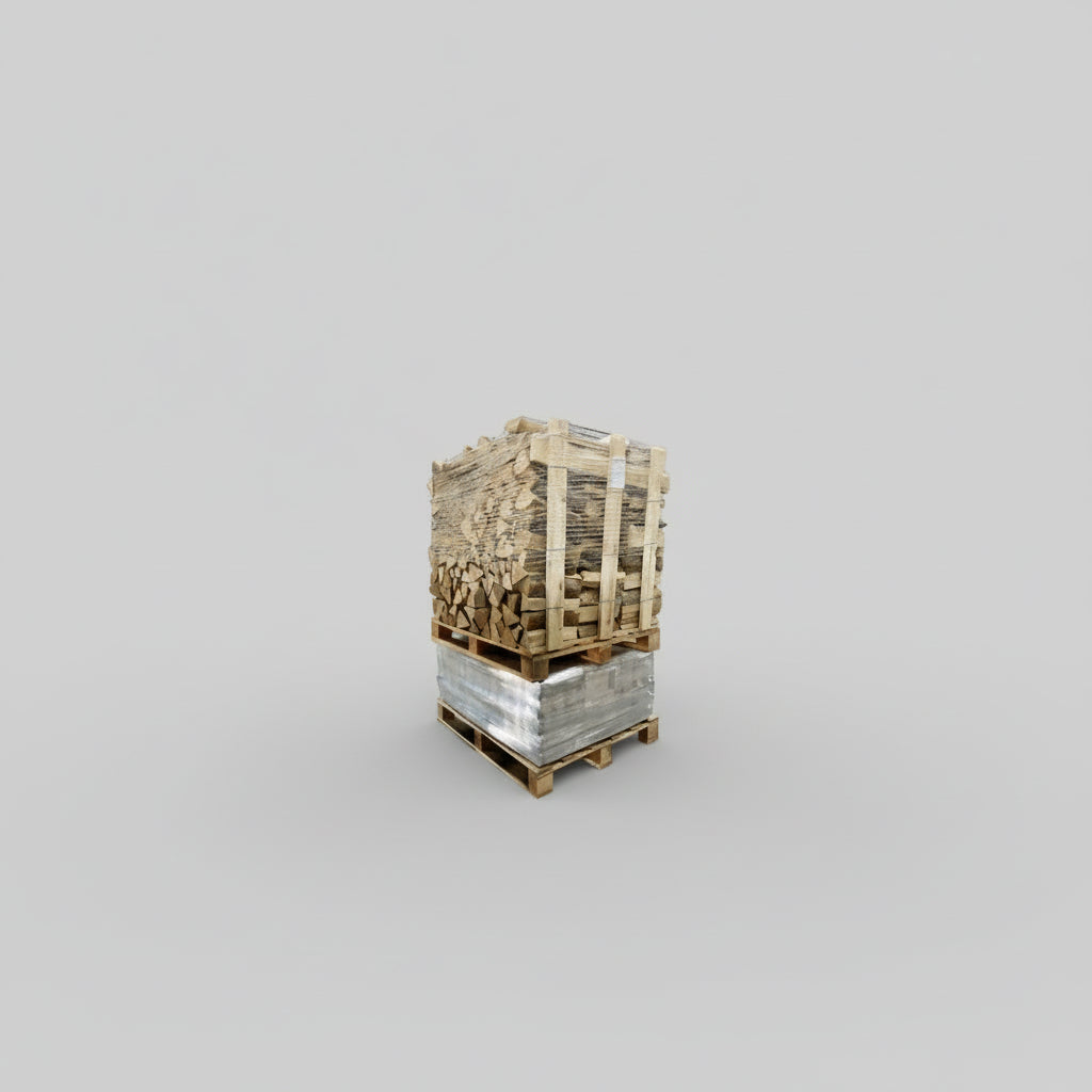 Leña Caja de leña y madera comprimida Simply Mixte de 33 cm secada lista para usar